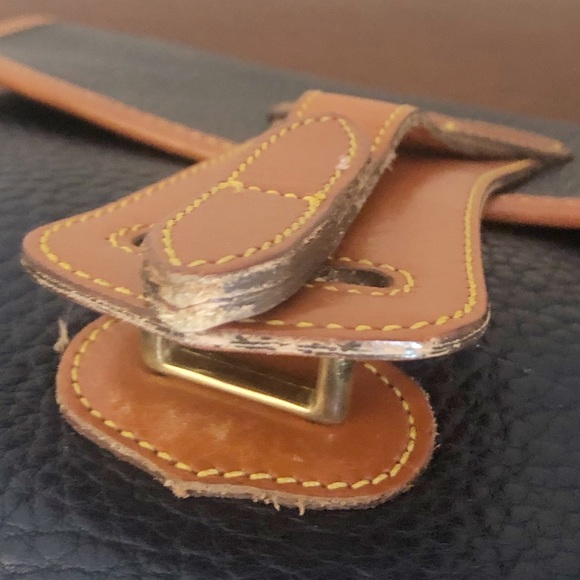 Vintage Dooney & Bourke Navy Blue Essex Bag - Picture 6 of 16